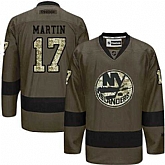 Glued New York Islanders #17 Matt Martin Green Salute to Service NHL Jersey,baseball caps,new era cap wholesale,wholesale hats